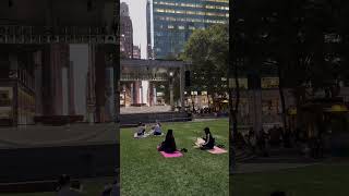 Bryant Park Manhattan Nueva YorkNYCVideoShorts [upl. by Anivla]