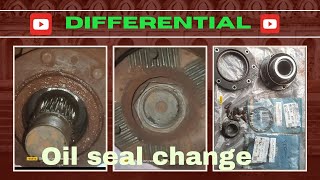 Differential oil seal change Mechanicaltrick05 [upl. by Imailiv]