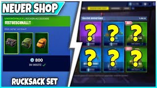 😱 Das Erste mal RucksackSet im Shop 🛒 SHOP von HEUTE Gleiter Spitzhacke  Fortnite [upl. by Tezzil]