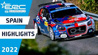 ERC Rally Highlights of the Final ERC Rally of 2022  ERC RallyRACC CatalunyaCosta Daurada 2022 [upl. by Carmena]