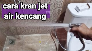 Mengatasi kran jet pembuangan lancar tidak mampet [upl. by Anuska632]