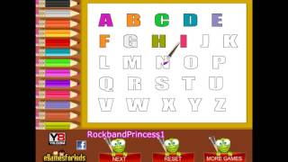 Abc Coloring Pages  Alphabet Coloring Pages For Kids [upl. by Sydel]