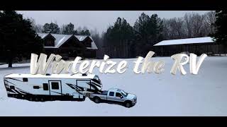 It was bound to happen Time to Winterize the RV [upl. by Janey115]