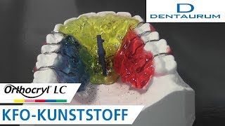 Orthocryl® LC  Lichthärtender Kunststoff für KFOApparaturen [upl. by Nivert404]