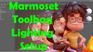 Marmoset Toolbag Lighting and Material SetUp [upl. by Narret]