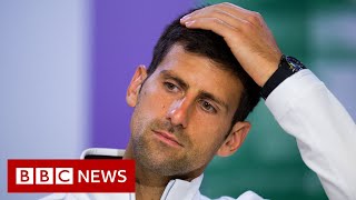 Novak Djokovic breaks silence over Covid vaccine refusal  BBC News [upl. by Kask721]