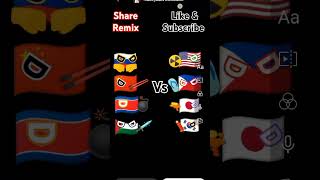 China Vs Philippines editzshortvideocountryballs [upl. by Leinaj]