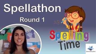 Spellathon LIVE Round 1  Sense Education [upl. by Derward]