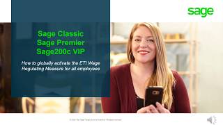 Sage Classic Premier  How to globally activate of ETI Wage Regulating measure for all employees [upl. by Orenid83]