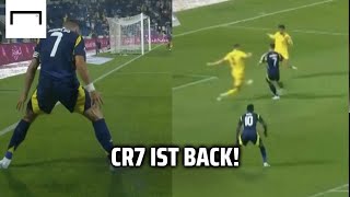 Tor und Vorlage 💥 Cristiano Ronaldo schießt AlNassr ins Finale des Supercups 👏 [upl. by Ordnasela]