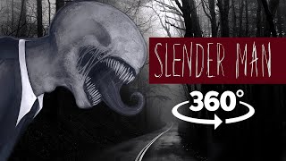 Slenderman creepypasta  Scary Halloween 360 Video [upl. by Jotham]