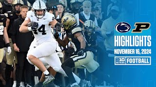 Penn State at Purdue  Highlights  Big Ten Football  11162024 [upl. by Itch]