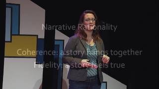 Whoever controls the narrative has the power  Gretchen Busl  TEDxTWU [upl. by Eseerahs]