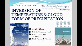 Adiabatic Lapse Rate ALR amp Stability Instability Inversion of Temperature Cloud Classification [upl. by Rafi168]