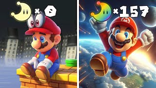 Mario Odyssey but Every Power Moon Makes Mario Jump HIGHER [upl. by Temme]