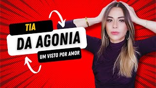 O JACU CAÇADOR DE VISTO BR E A BRASILEIRA EMOCIONADA  TIA DA AGONIA [upl. by Barbour506]