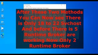 How to Remove Svchostexe Virus or Runtime Broker Fixing for High CPU Usage or RAM Win 10  Win 11 [upl. by Julie]