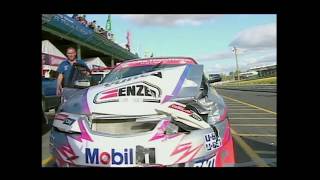 Big Crash NZ V8 Touring Cars 2005 Pukekohe [upl. by Yrannav]