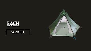 BACH WICKIUP 3 lightweight tipi tent  Setup Instructions [upl. by Shalna]