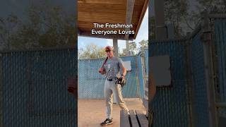 The Freshman Everyone Loves 🤣 baseball comedy freshman [upl. by Chickie]