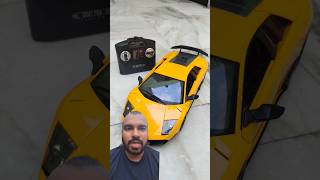 New yellow Lamborghini car rc l 😃 automobile rccar rcworld toys shorts youtubeshorts short [upl. by Nesnar]