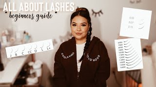 ALL ABOUT EYE LASH EXTENSIONS  beginners guide [upl. by Rexanne]