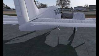 FS2004 Have a look at the Elevator Trim of the Beech Baron 58 [upl. by Beeson]