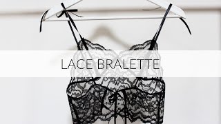 DIY Lace Bralette [upl. by Moffit]