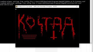 Kostolamu MS DOS on IBM PC Speaker [upl. by Frederick]