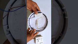 How to Fix Round LED Light led bulb shorts short [upl. by Kylah]