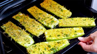 They are so delicious Ive been making these zucchini all summer long Recipe in 5 minutes [upl. by Tammany]