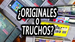 Intento RECONOCER cartuchos originales de SUPER NINTENDO [upl. by Osman]