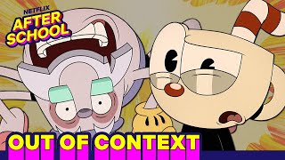 Cuphead Moments With NO CONTEXT for Over 6 Minutes🥤Cuphead  Netflix After School [upl. by Tessy]