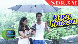 Aryan And Aradhya BOLLYWOOD STYLE RAIN ROMANCE  Krishnadasi  Exclusive Interview [upl. by Arriaes]