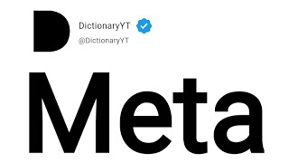 Meta Meaning in English [upl. by Nitza]