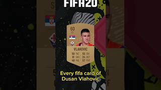 Every fifa card of Dusan Vlahovic from fifa2024🇷🇸shorts football fifa fut fc24 dusanvlahovic [upl. by Oynotna]