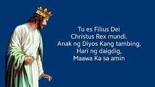 Tu es Filius Dei  Christ the King [upl. by Ynalem]