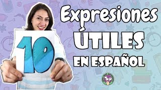 10 expresiones que usamos en español  IDIOMATIC EXPRESSIONS [upl. by Annaira]