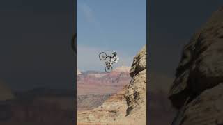 HUGE FRONT FLIP AT REDBULL RAMPAGE freeride mtb downhillmountainbike mountainbiking [upl. by Nancy]