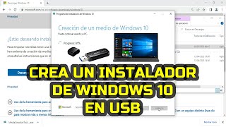 Cómo crear un instalador de Windows 10 en USB [upl. by Eulaliah]