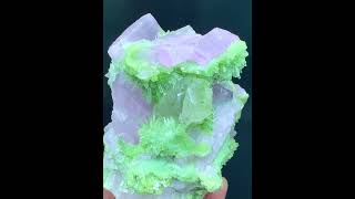 Green Tourmalines with Pink Kunzite Pollucite and Quartz [upl. by Iver]