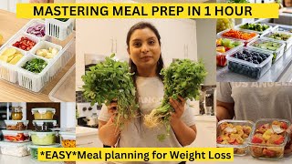 Quick Indian Meal Prep For Weight Loss  Timesaving Kitchen Tips  High Protein Vegetarian Recipes [upl. by Yrrac504]