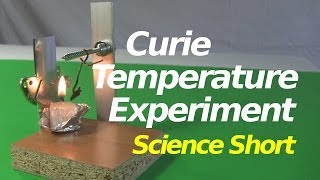 Curie TemperaturePoint Experiment in Ferromagnetism  Science Short [upl. by Acinet]