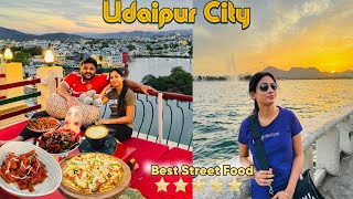 Udaipur Rajasthan Delicious Street food amp City tour  Best hotel near lake  Must Visit [upl. by Nelrac323]