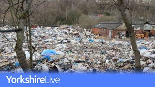 Huge Huddersfield Dumping Site in Milnsbridge [upl. by Suiradal]