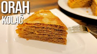 Kolač sa Orasima 🍰 za 20 minuta Baklava palačinak [upl. by Herwin]