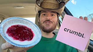 Crumbl Cookies Raspberry Cream Pie Tester Review [upl. by Lazor269]