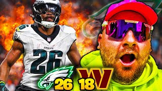 Eagles are the BEST TEAM In the NFC  Eagles 26 Commanders 18 [upl. by Enorel593]