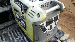 Home Depot Ryobi inverter generator must have compare to eu2000 honda [upl. by Otanutrof437]