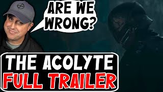 The Acolyte Trailer Reaction  Is Star Wars Back [upl. by Entruoc589]